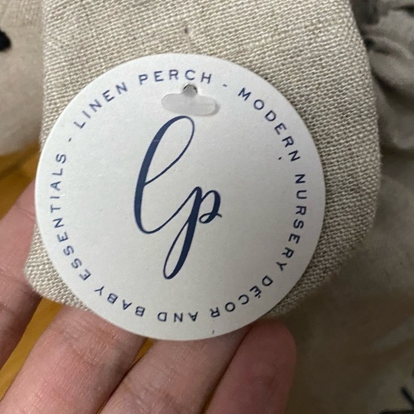 NWT Linen Perch Paolo Natural Linen Stuffed Puppy - Picture 6 of 12